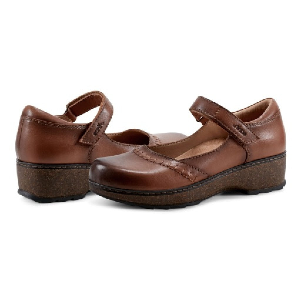 Earth Kalece Leather Mary Jane Casual Cushioned Arch Support Women's Mules & Loafers - Light Natural - 7