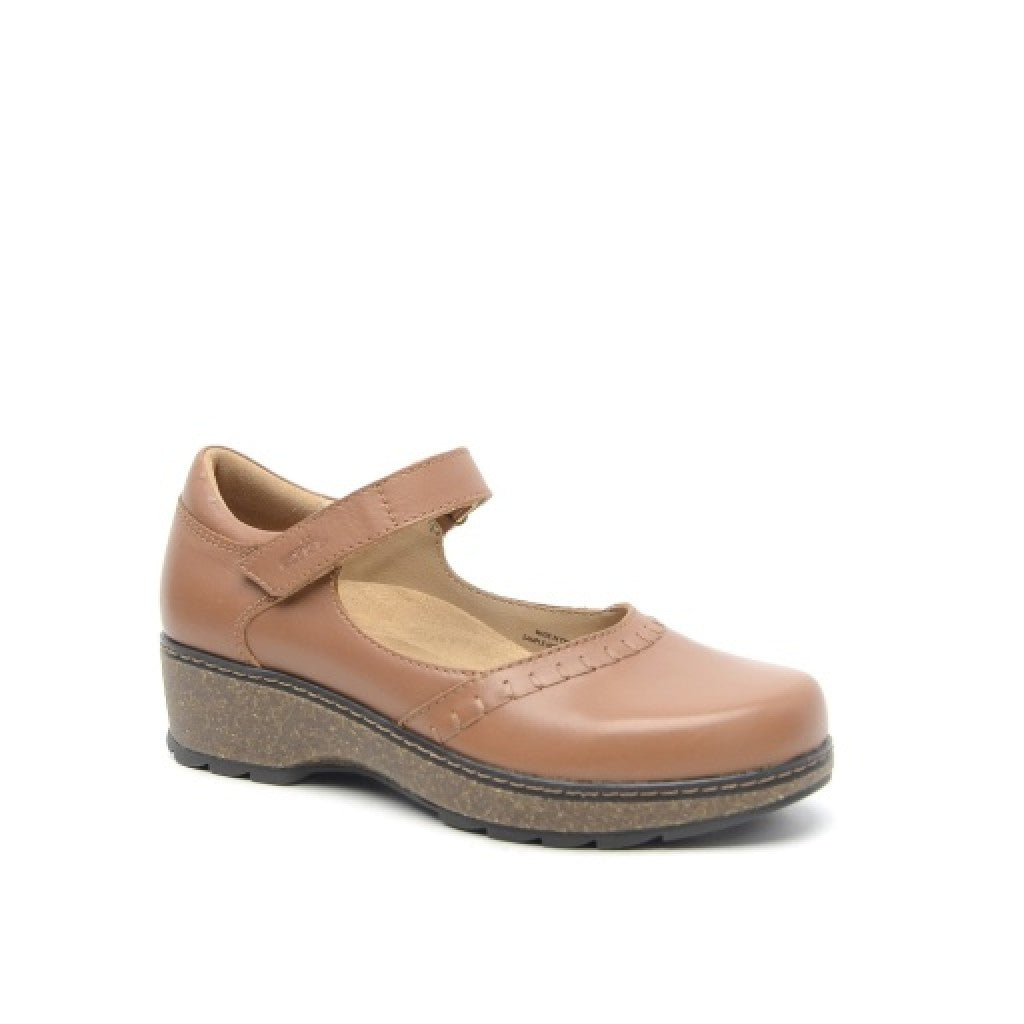 Earth Kalece Leather Mary Jane Casual Cushioned Arch Support Women's Mules & Loafers - Light Natural - 8