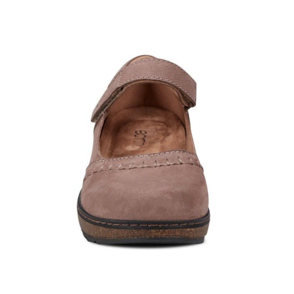 Earth Kalece Leather Mary Jane Casual Cushioned Arch Support Women's Mules & Loafers - Taupe - 3