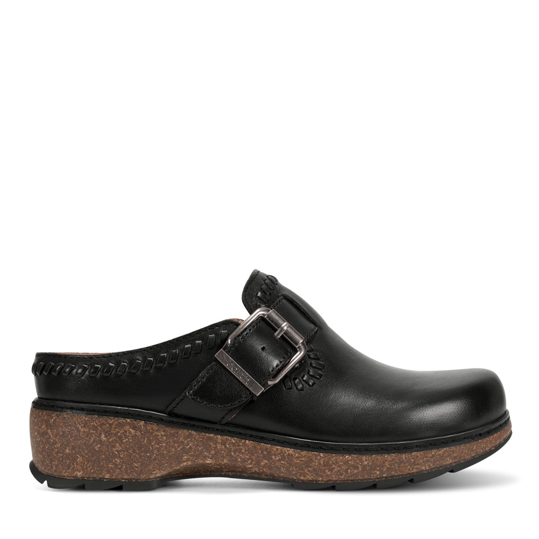 Earth Kay Classic Comfort Clog Cushioned Arch Support Women's Mule - Black - 1
