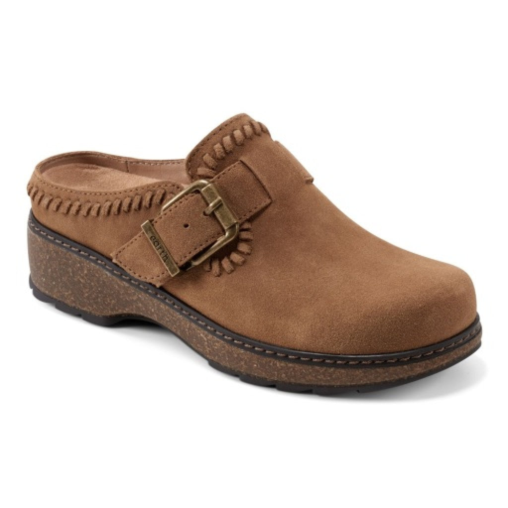 Earth Kay Classic Comfort Clog Cushioned Arch Support Women's Mule - Dark Natural - 1