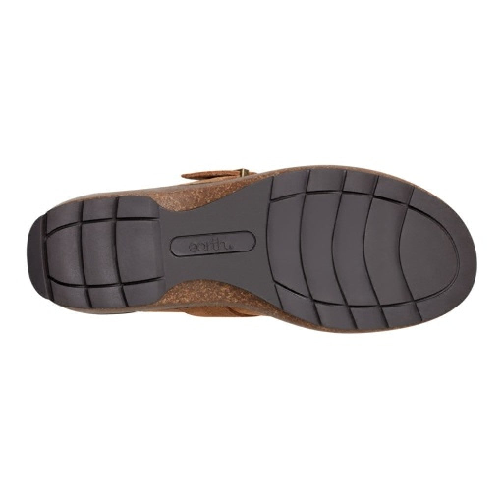 Earth Kay Classic Comfort Clog Cushioned Arch Support Women's Mule - Dark Natural - 5