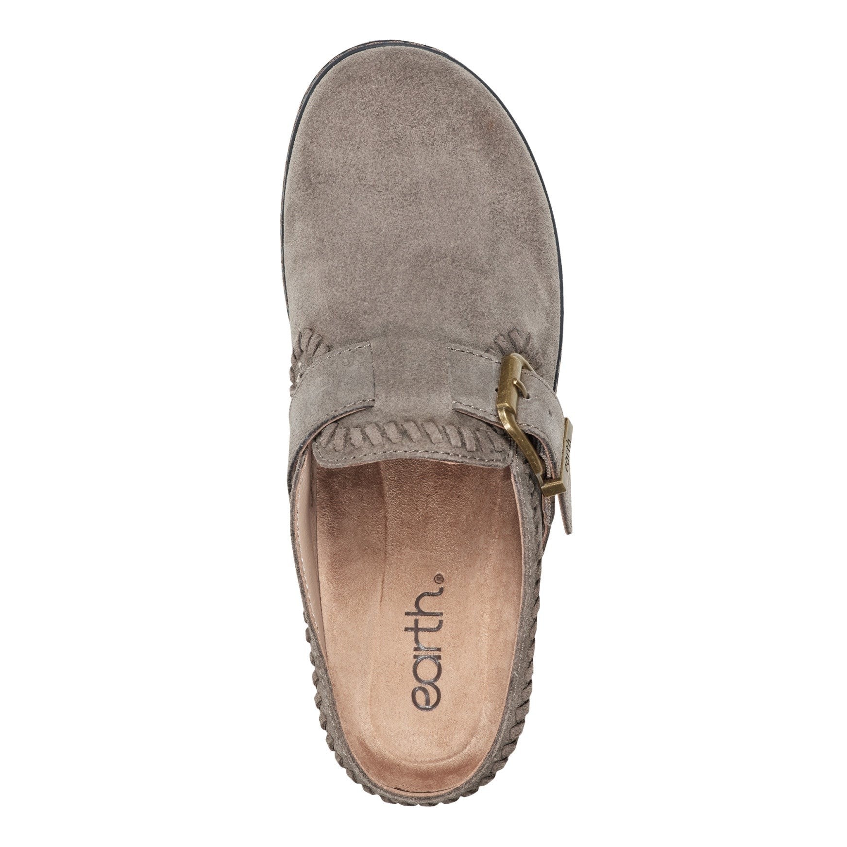 Earth Kay Classic Comfort Clog Cushioned Arch Support Women's Mule - Grey - 5