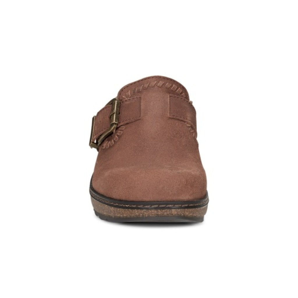 Earth Kay Classic Comfort Clog Cushioned Arch Support Women's Mule - Medium Brown - 3