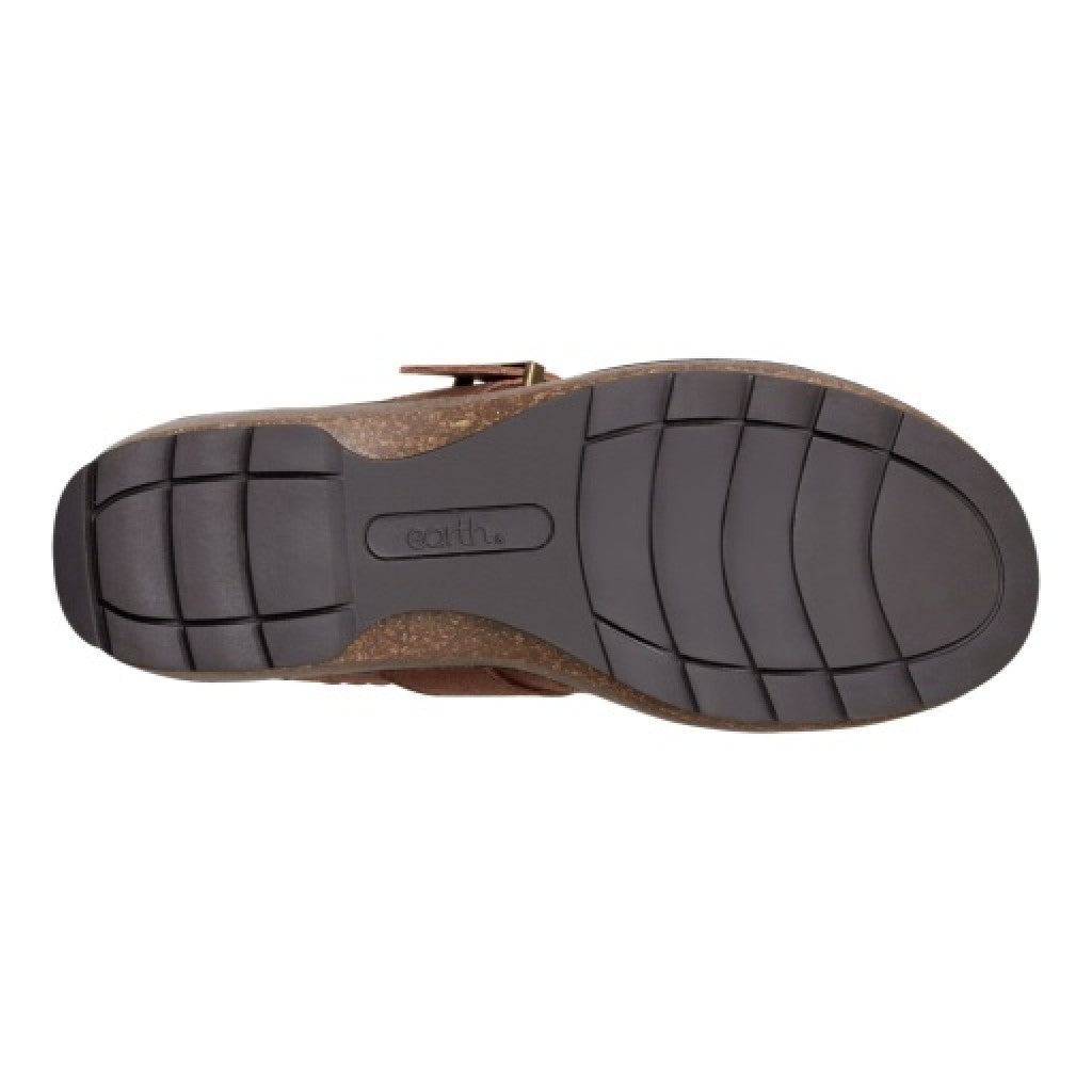 Earth Kay Classic Comfort Clog Cushioned Arch Support Women's Mule - Medium Brown - 5