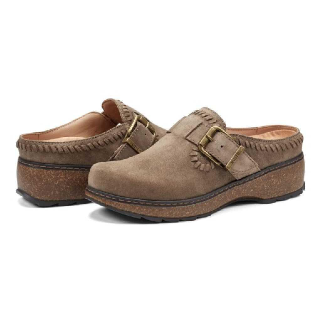 Earth Kay Classic Comfort Clog Cushioned Arch Support Women's Mule - Medium Gray - 7