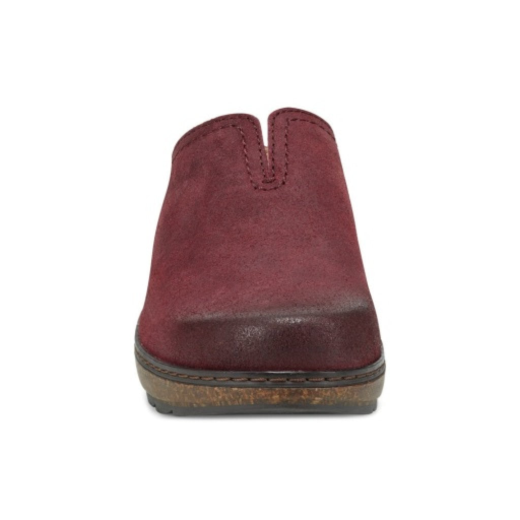 Earth Kolia Cushioned Cork Footbed Mule - Women's Mules - Dark Red - 3