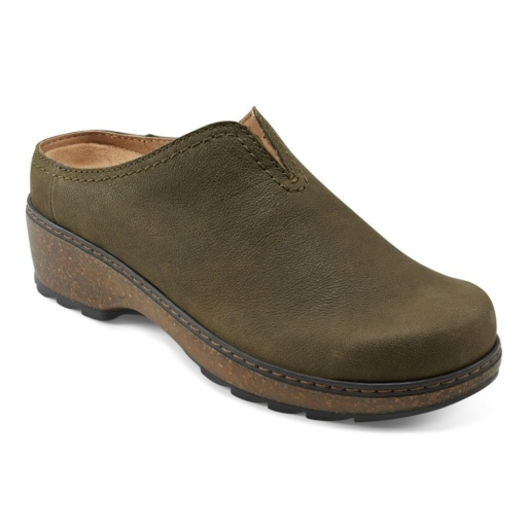 Earth Kolia Cushioned Cork Footbed Mule - Women's Mules - Medium Green - 1