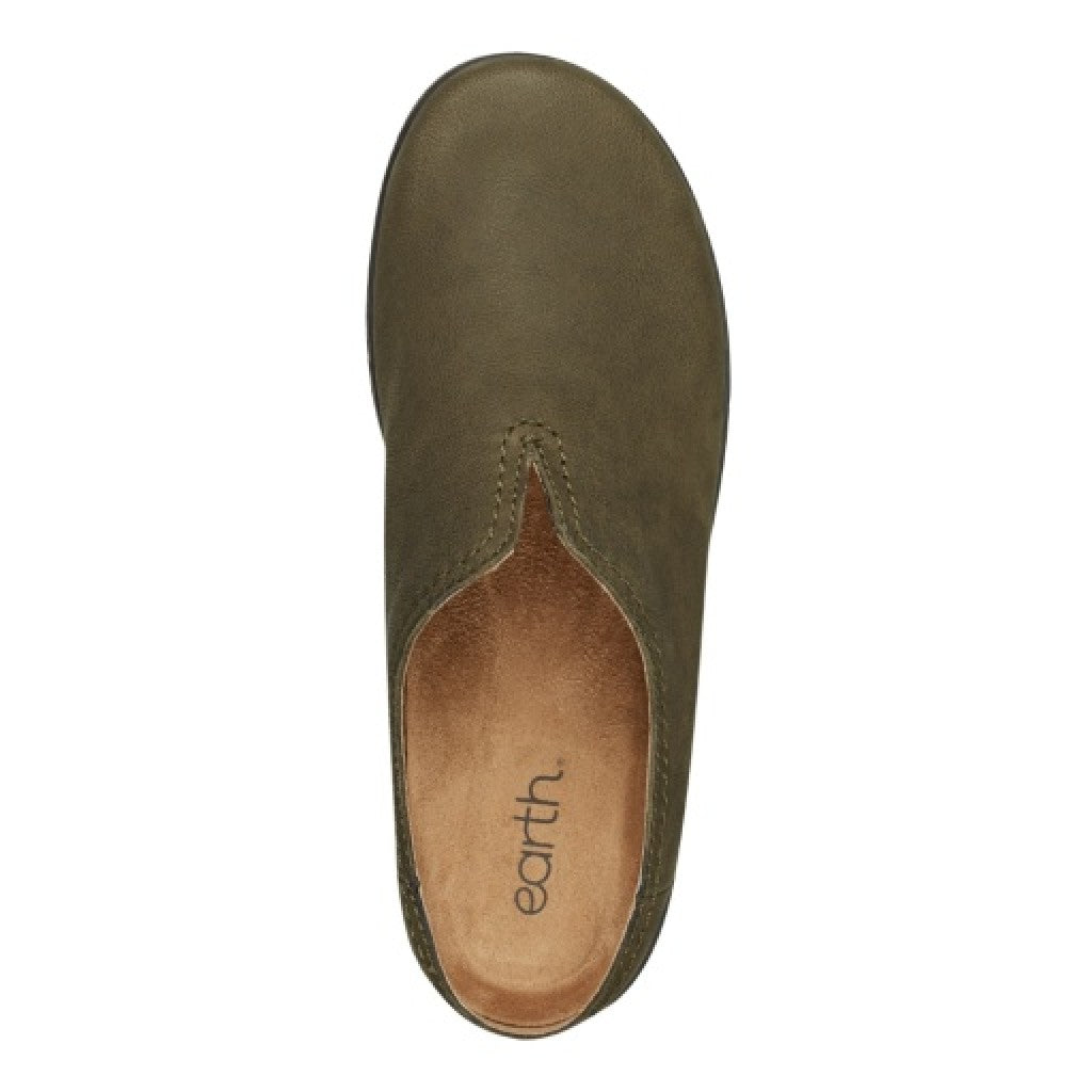 Earth Kolia Cushioned Cork Footbed Mule - Women's Mules - Medium Green - 6