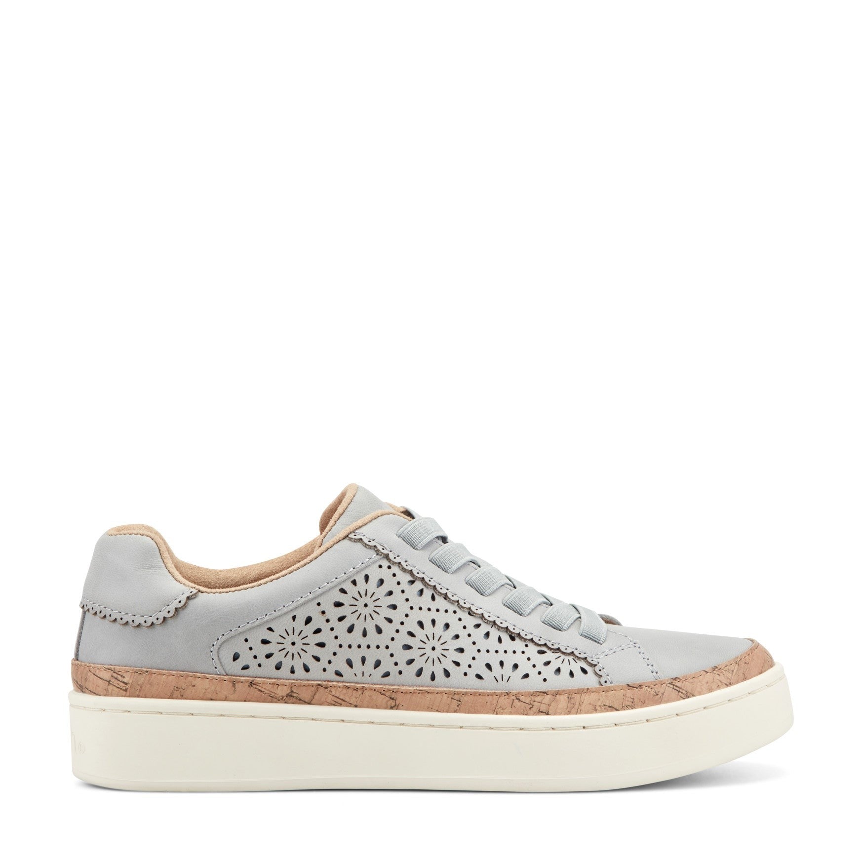 Earth Kristal Cork-Cushioned Arch Support Women's Sneaker - Light Blue - 1