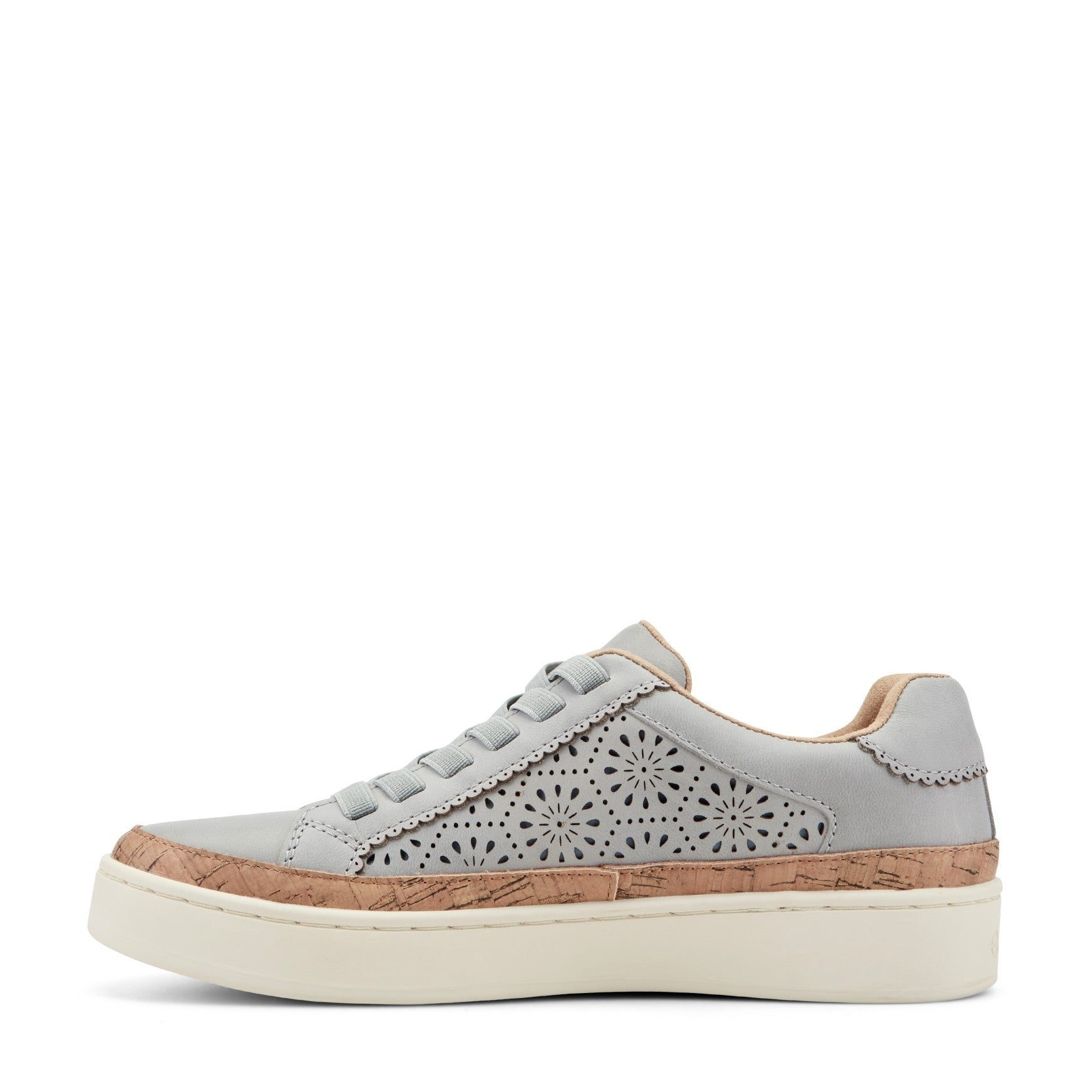 Earth Kristal Cork-Cushioned Arch Support Women's Sneaker - Light Blue - 5