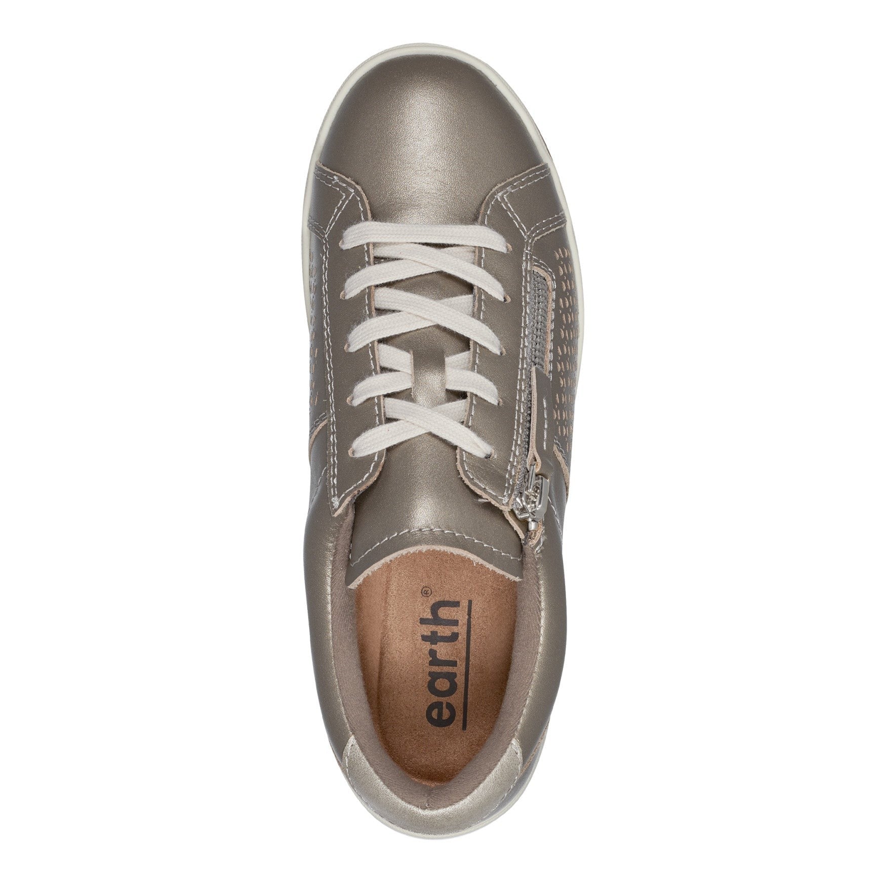 Earth Netta Cushioned Lace-up Women's Sneaker - Gold - 6