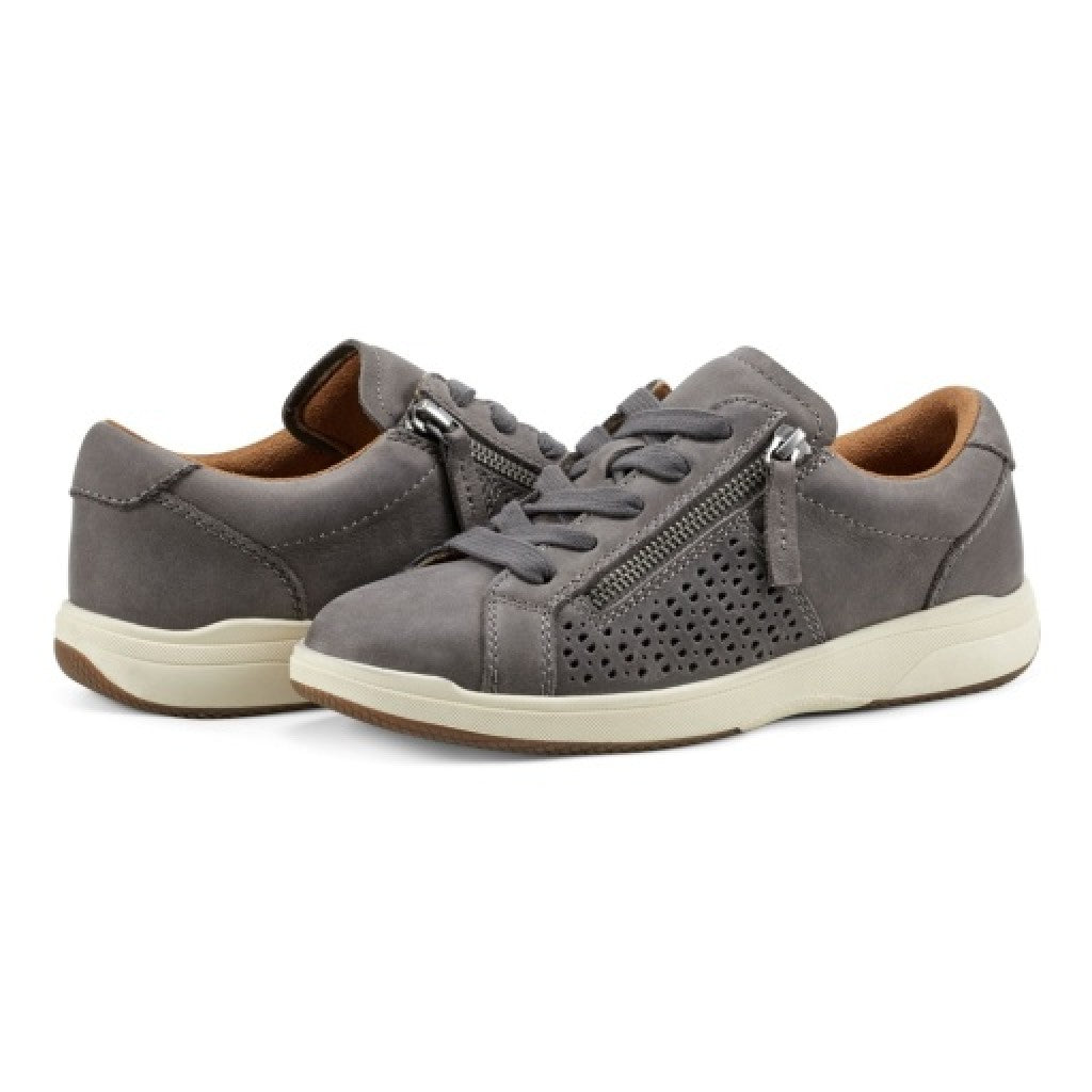 Earth Netta Cushioned Lace-up Women's Sneaker - Medium Gray - 7