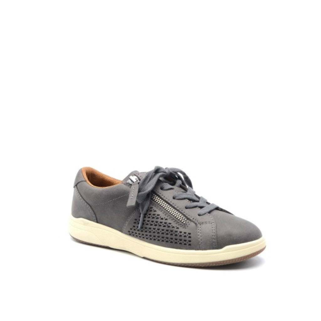 Earth Netta Cushioned Lace-up Women's Sneaker - Medium Gray - 8