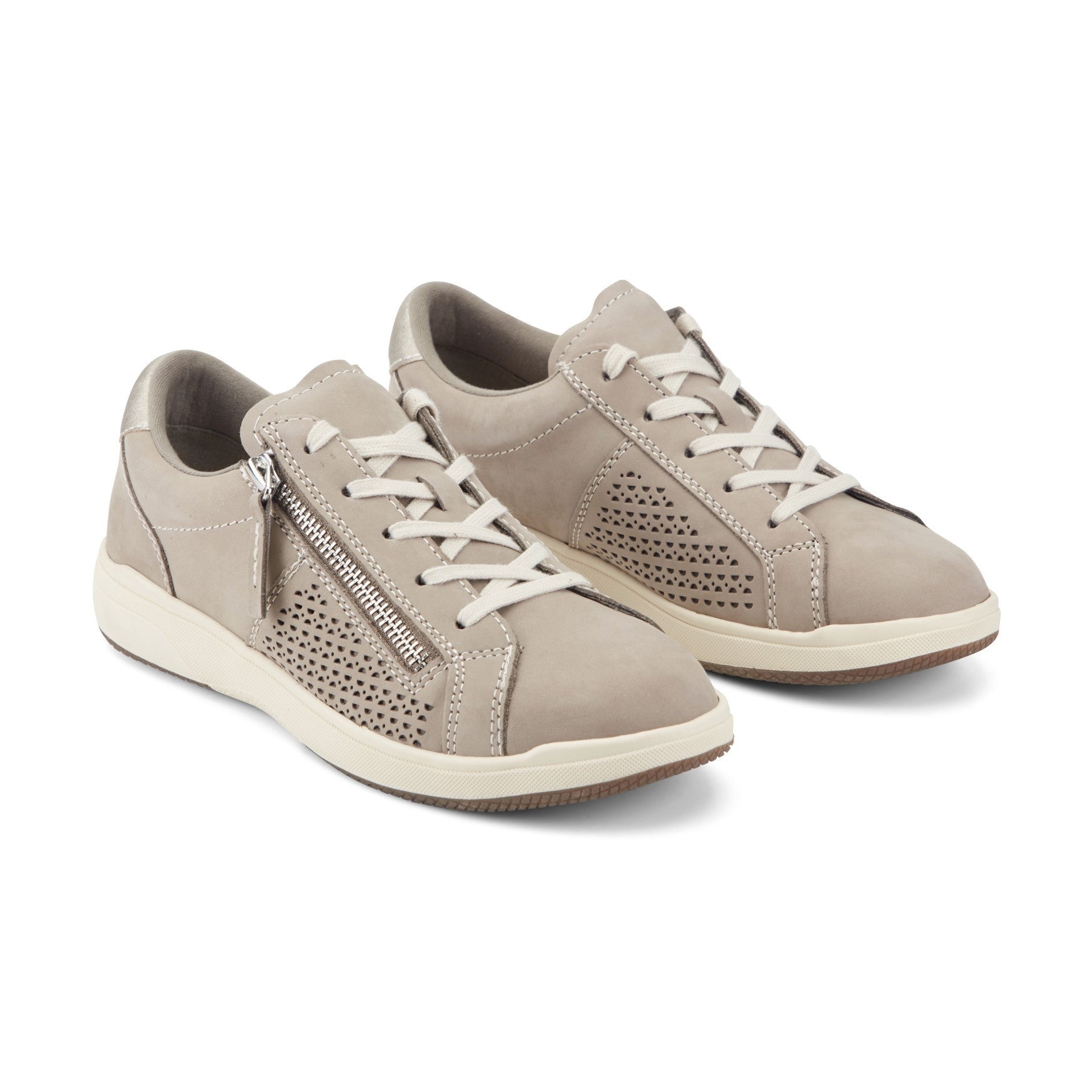 Earth Netta Cushioned Lace-up Women's Sneaker - Silver - 2