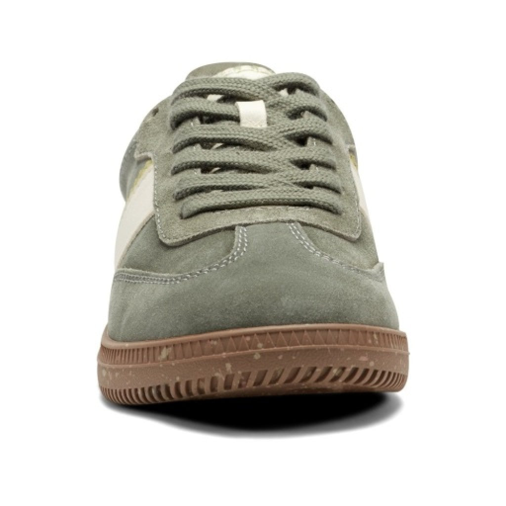 Earth Penny Lace-Up Casual Cushioned Arch-Support Women's Sneaker - Dark Green - 3