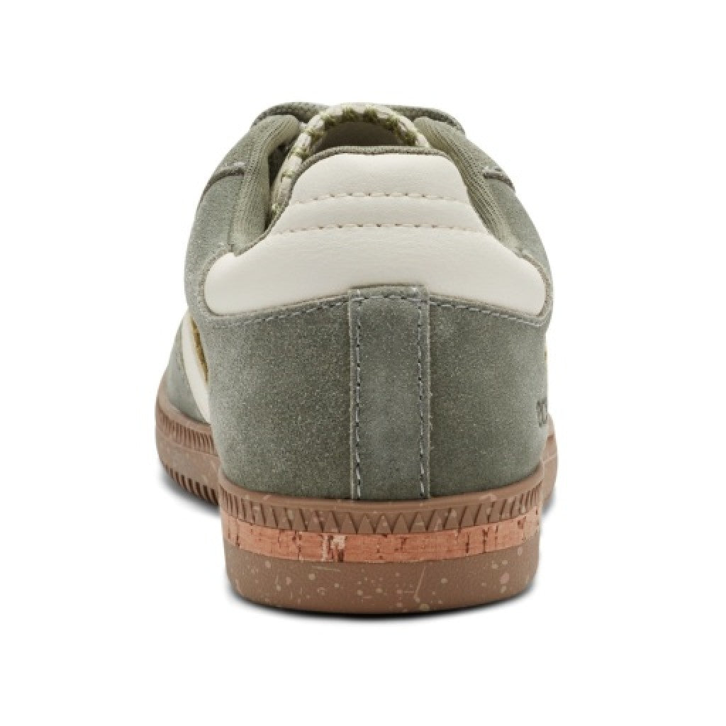 Earth Penny Lace-Up Casual Cushioned Arch-Support Women's Sneaker - Dark Green - 4