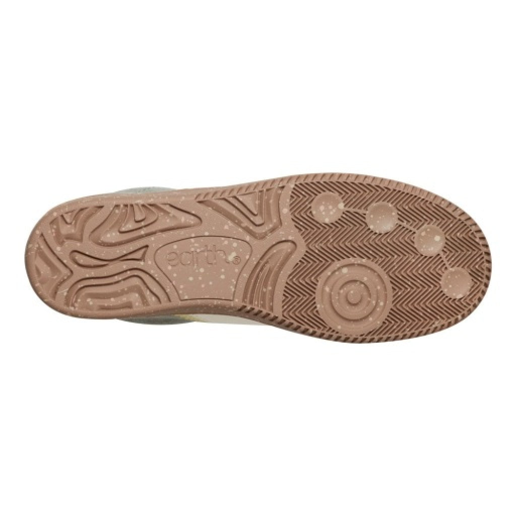 Earth Penny Lace-Up Casual Cushioned Arch-Support Women's Sneaker - Dark Green - 5