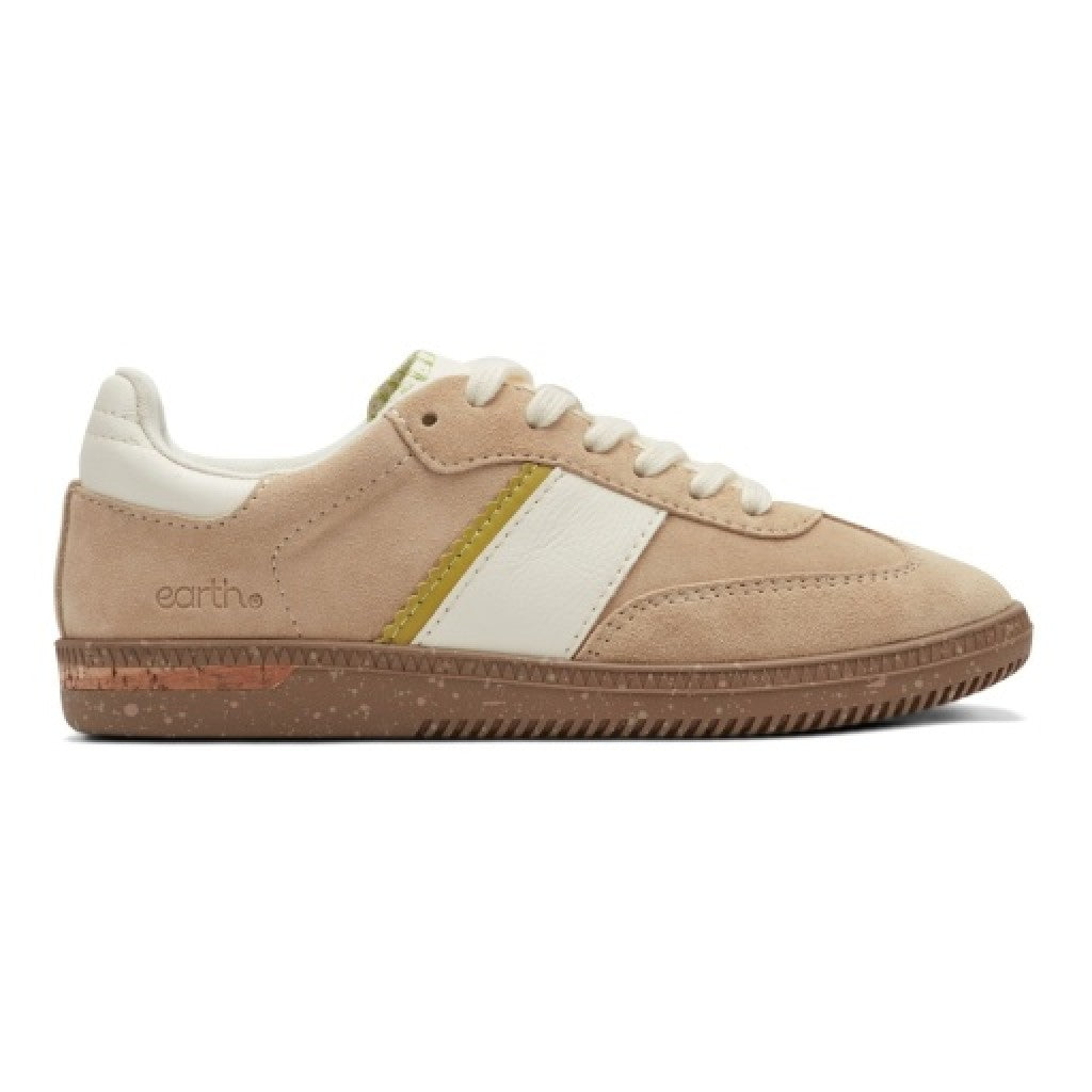 Earth Penny Lace-Up Casual Cushioned Arch-Support Women's Sneaker - Light Brown - 2