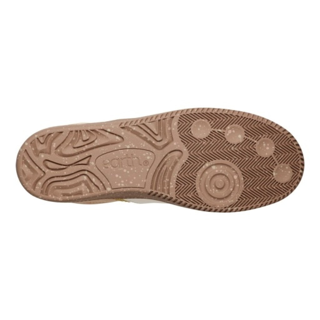 Earth Penny Lace-Up Casual Cushioned Arch-Support Women's Sneaker - Light Brown - 5