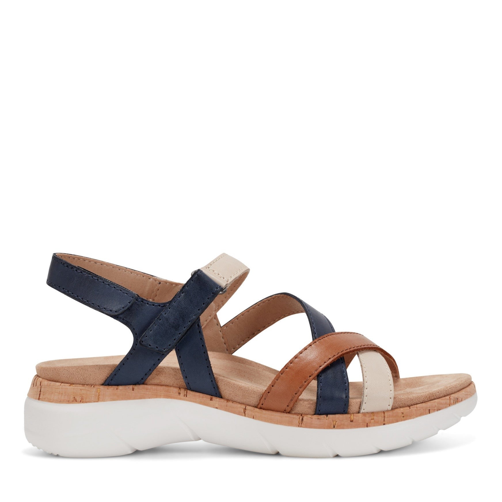 Earth Rosie Cushioned Arch-Support Strappy Flat - Women's Casual Sandal