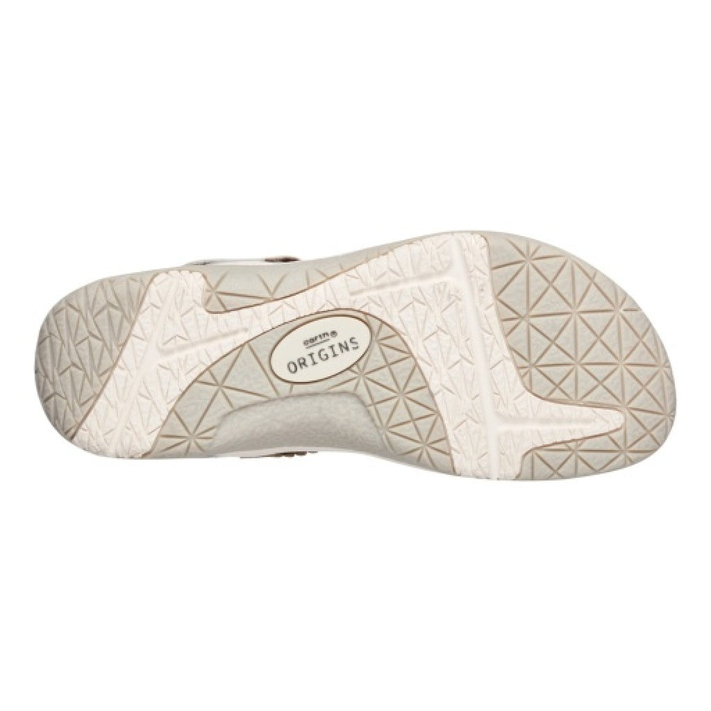 Earth Sanetra Strappy Sandal Cushioned Arch Support Women's Sandal - Light Gray - 5