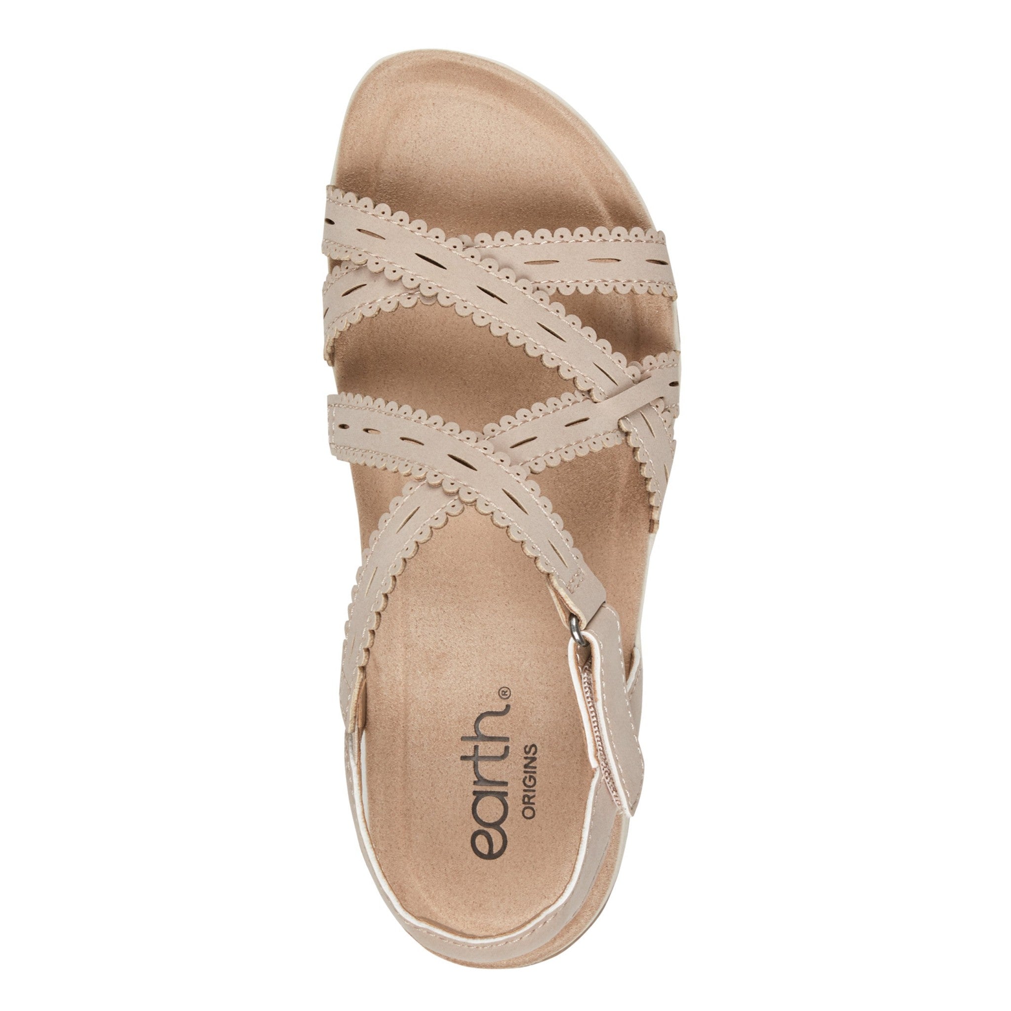 Earth Sanetra Strappy Sandal Cushioned Arch Support Women's Sandal - Light Pink - 5