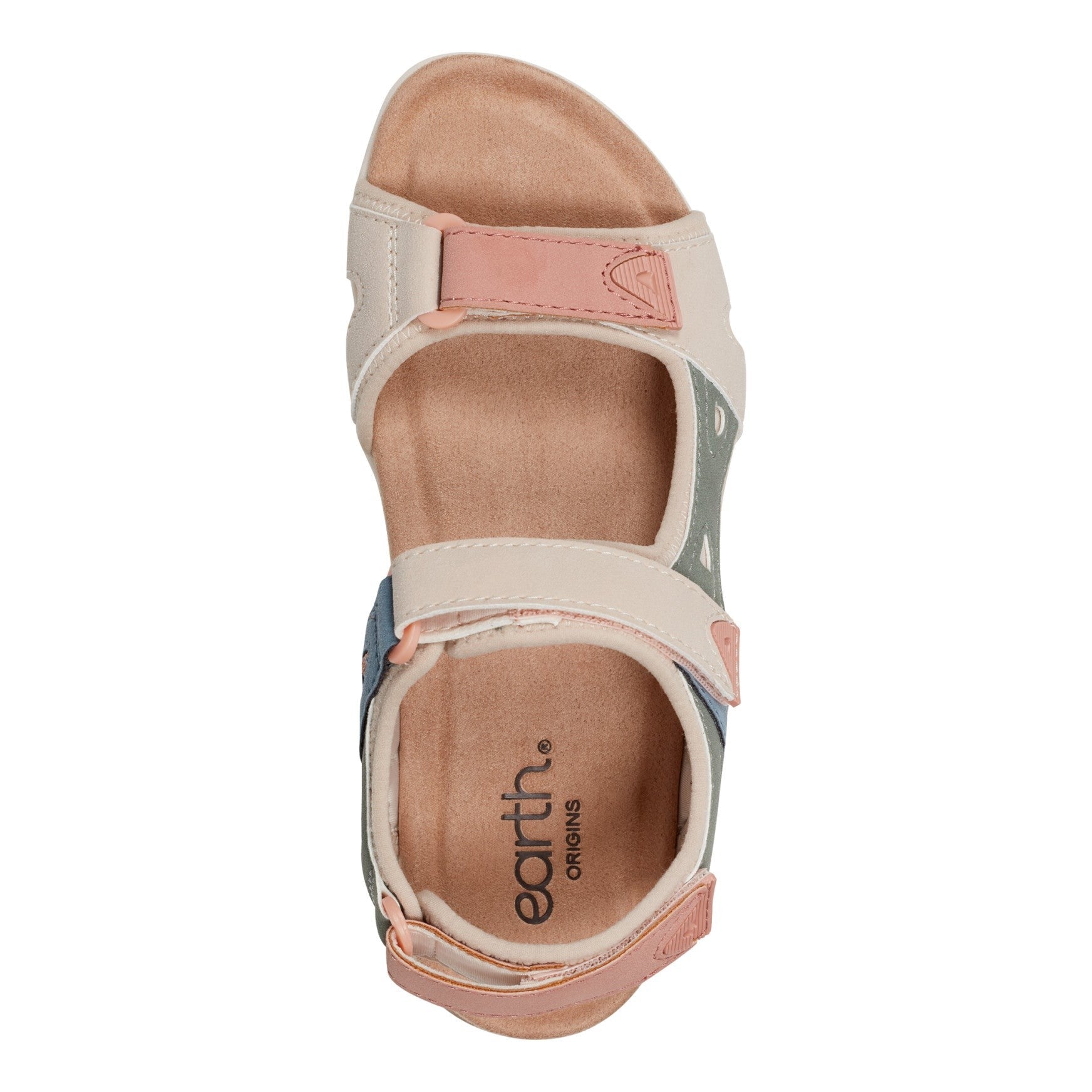 Earth Skylar Cushioned Arch-Support Adjustable Women's Sandal - Light Natural - 6