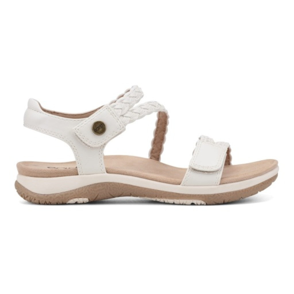 Earth Stellon Braided Strappy Sandal Cushioned Arch Support Women's Sandal - Ivory - 2
