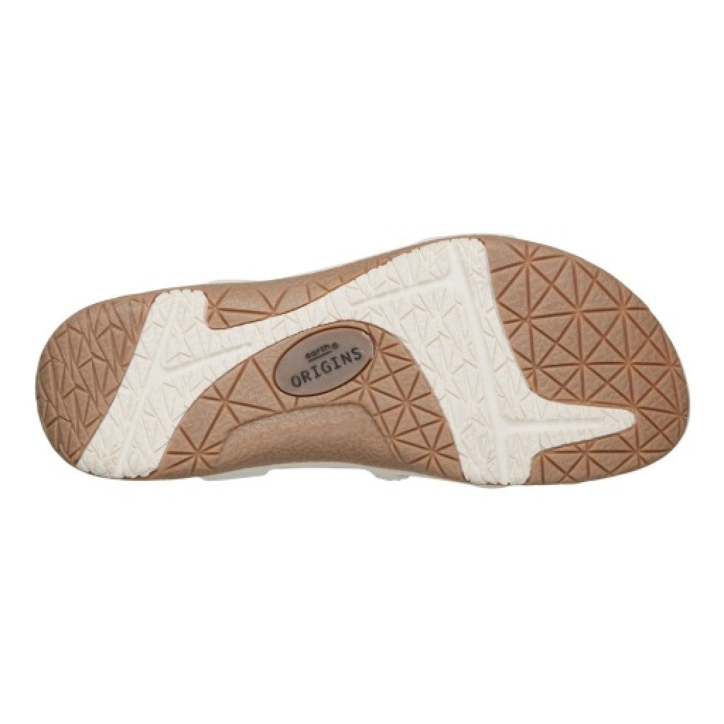 Earth Stellon Braided Strappy Sandal Cushioned Arch Support Women's Sandal - Ivory - 5