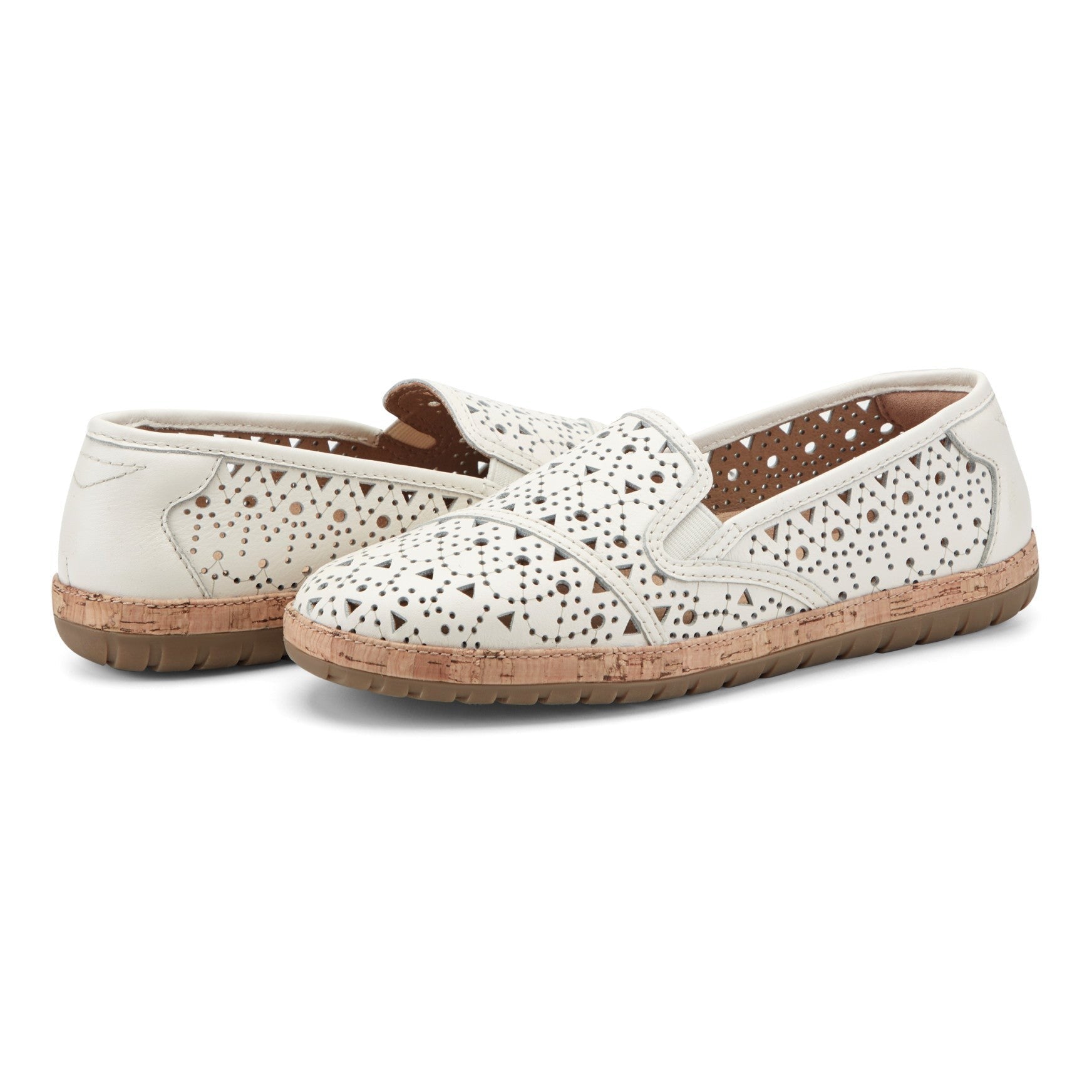 Earth Tomlyn Casual Cushioned Slip-On Women's Mule - Ivory Leather - 7