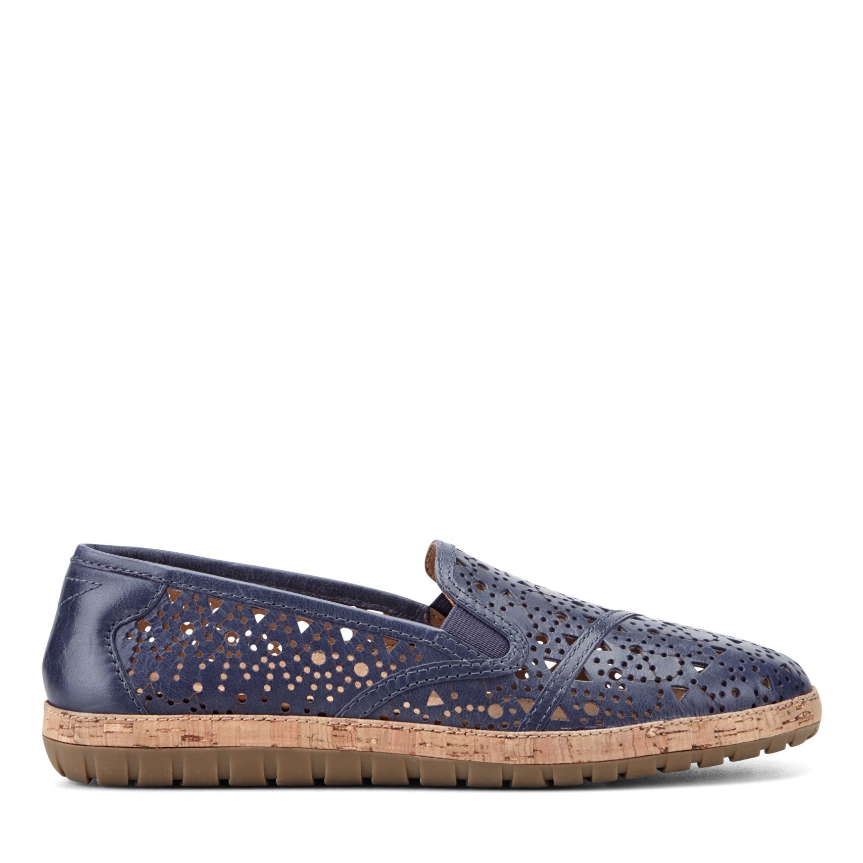 Earth Tomlyn Casual Cushioned Slip-On Women's Mule - Navy Leather - 1