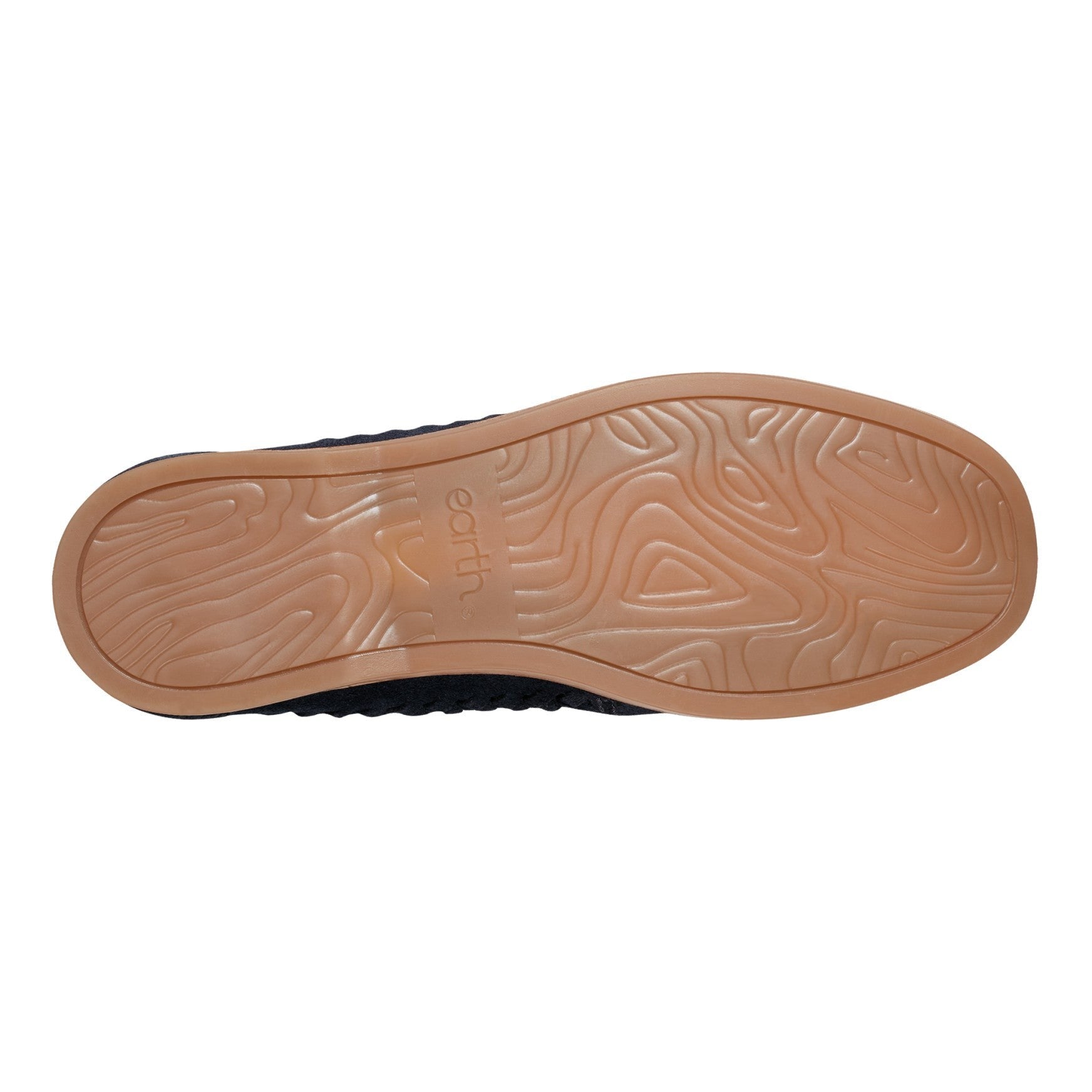 Earth Wishing Almond Toe Slip-on Flat - Cushioned Support Women's Mules & Loafers - Dark Blue - 6