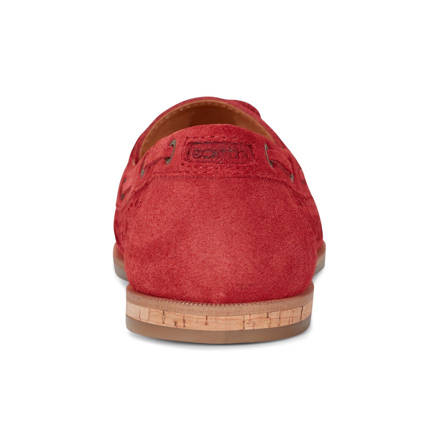 Earth Wishing Almond Toe Slip-on Flat - Cushioned Support Women's Mules & Loafers - Light Red - 4