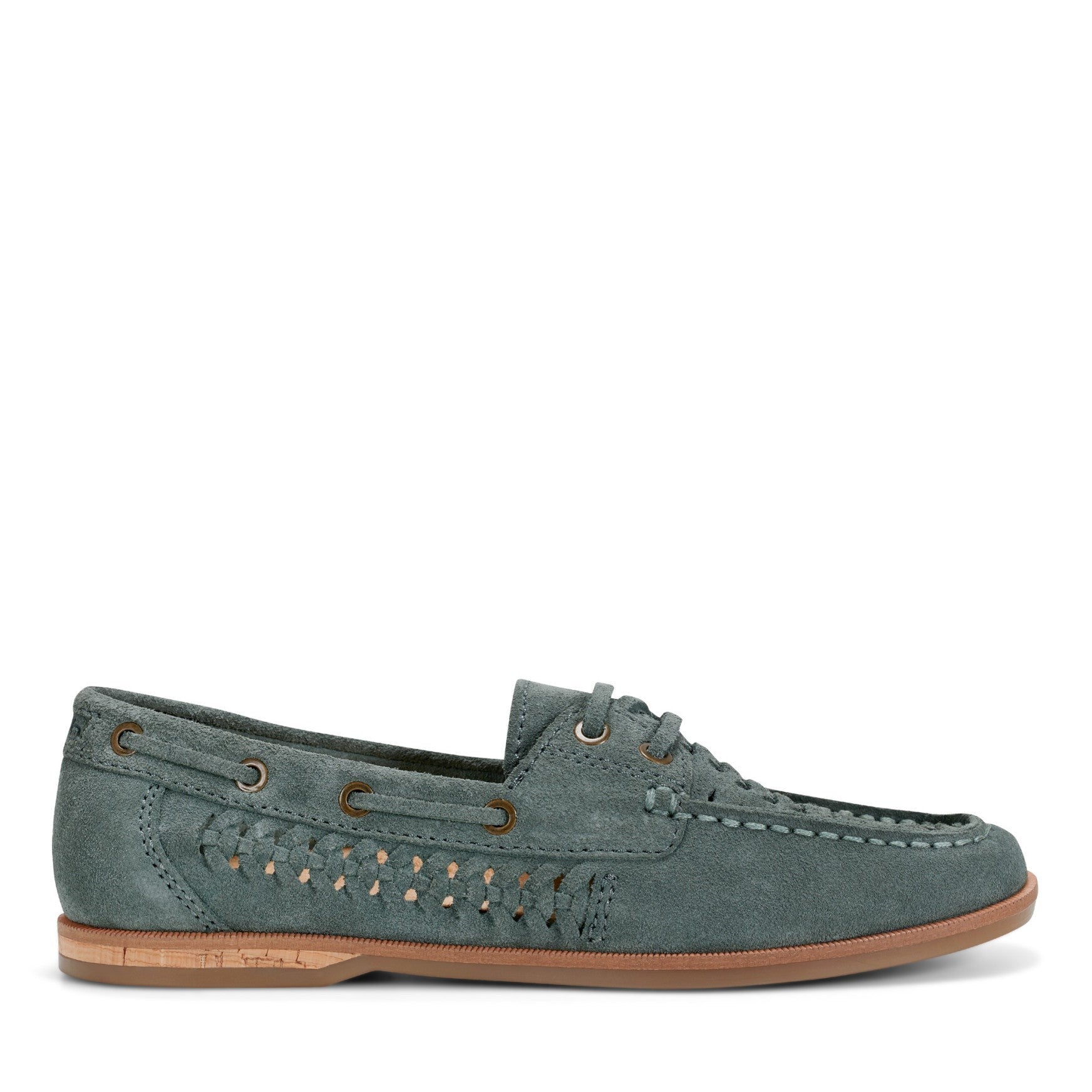 Earth Wishing Almond Toe Slip-on Flat - Cushioned Support Women's Mules & Loafers - Medium Green - 1