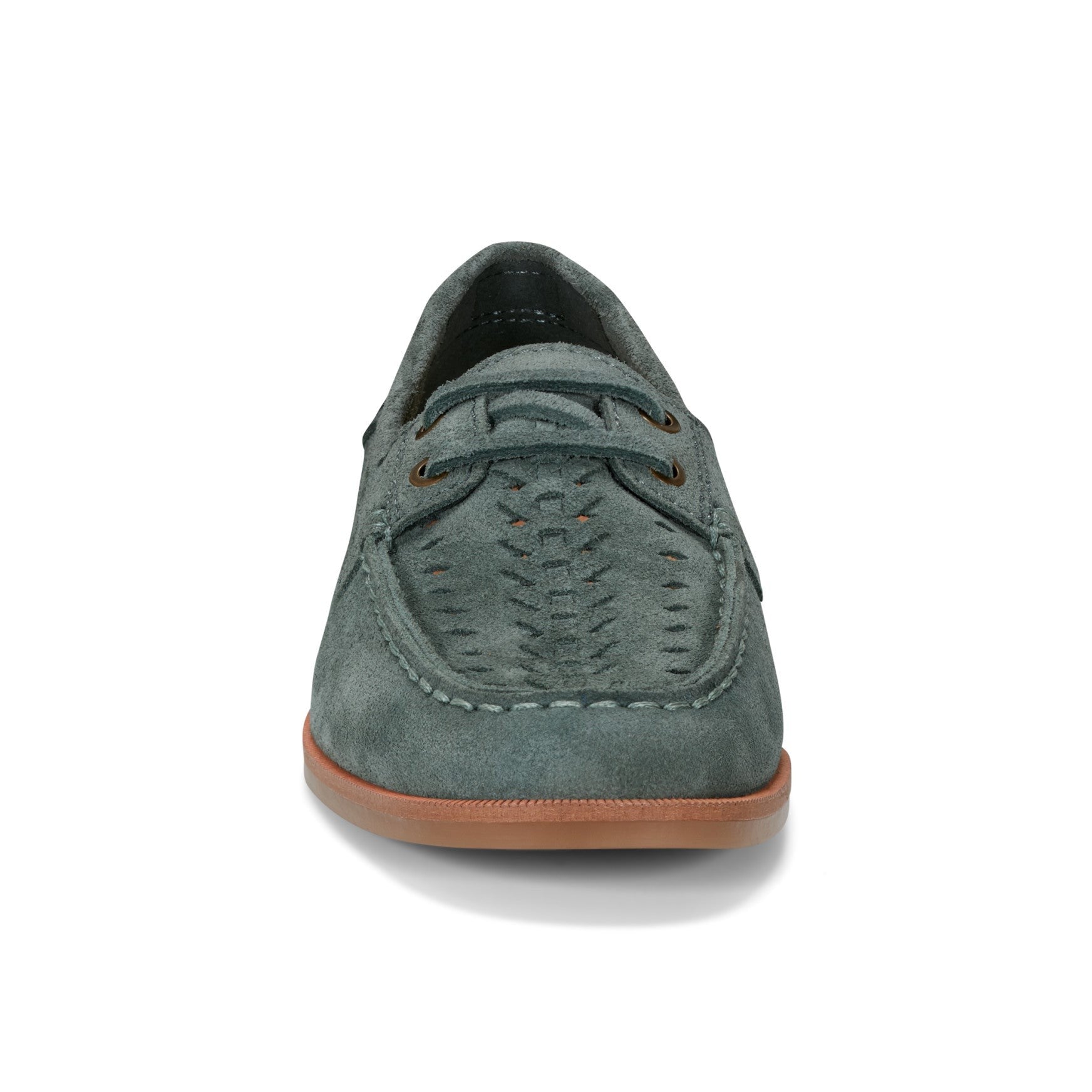 Earth Wishing Almond Toe Slip-on Flat - Cushioned Support Women's Mules & Loafers - Medium Green - 3