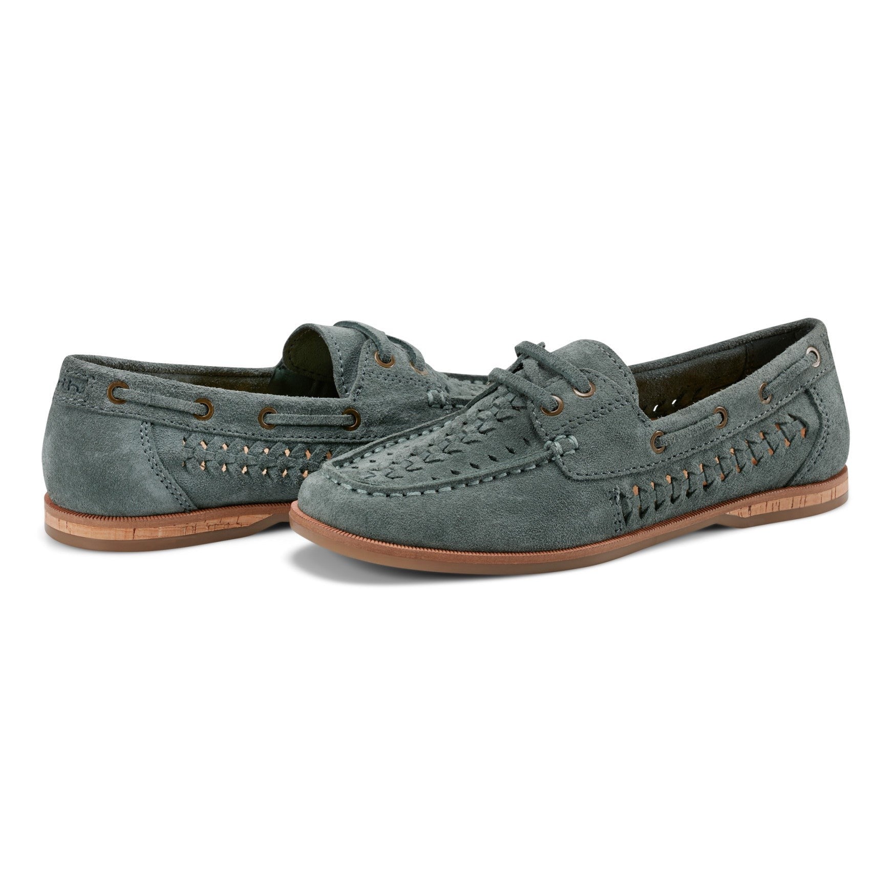 Earth Wishing Almond Toe Slip-on Flat - Cushioned Support Women's Mules & Loafers - Medium Green - 7