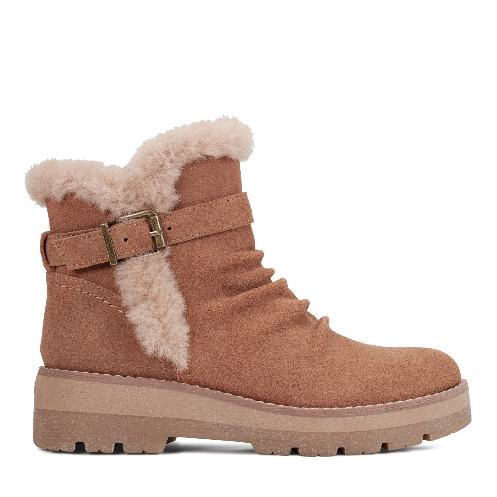 Medium Natural Suede