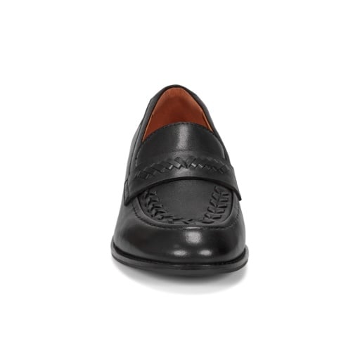 Earth Edith Women's Woven Slip-On Loafers - Black - View 3