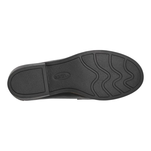 Earth Edith Women's Woven Slip-On Loafers - Black - View 5
