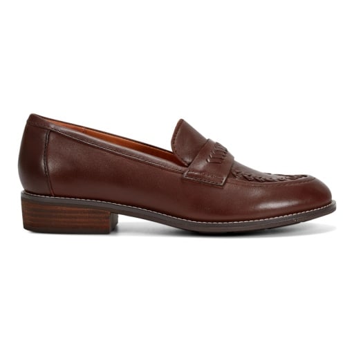 Earth Edith Women's Woven Slip-On Loafers - Dark Brown - View 2