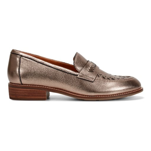 Earth Edith Women's Woven Slip-On Loafers - Pewter - View 2