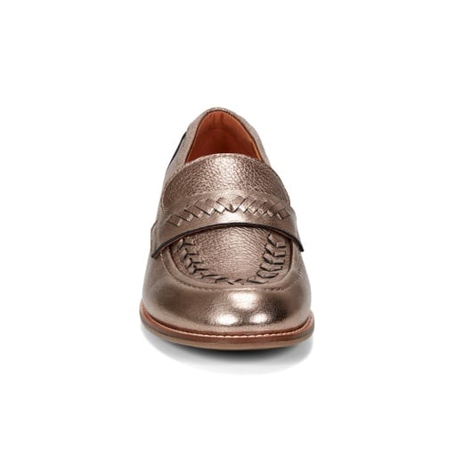 Earth Edith Women's Woven Slip-On Loafers - Pewter - View 3