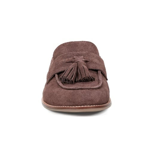 Earth Everett Women's Tassel Loafer Mules - Dark Brown - View 3