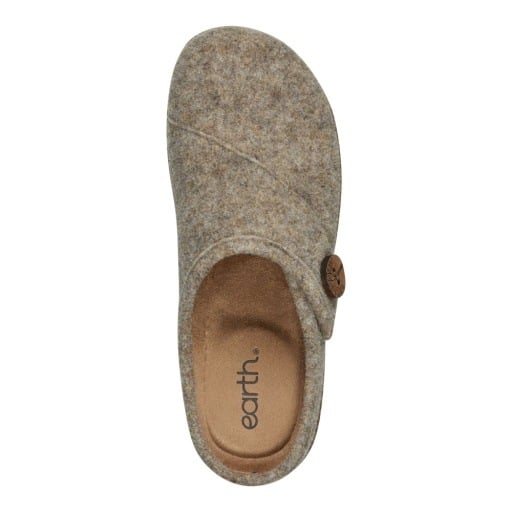 Earth Ezra Light Brown textile clog view 6