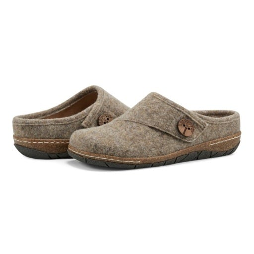 Earth Ezra Light Brown textile clog view 7