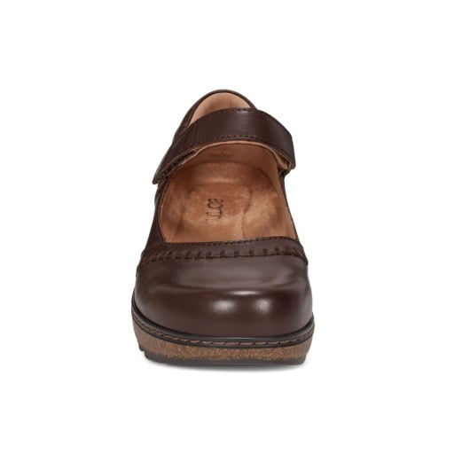 Earth Kalece Mary Jane Casual Cushioned Arch Support Women's Mules & Loafers Dark Brown Burnished, view 3
