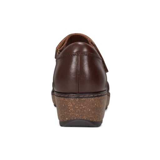 Earth Kalece Mary Jane Casual Cushioned Arch Support Women's Mules & Loafers Dark Brown Burnished, view 4