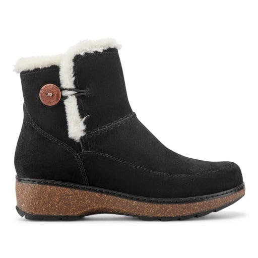 Earth Kresta Women's Warm Lined Booties - Black - View 2