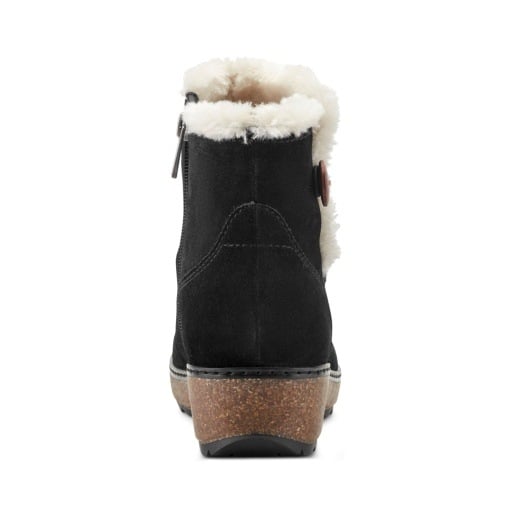 Earth Kresta Women's Warm Lined Booties - Black - View 3